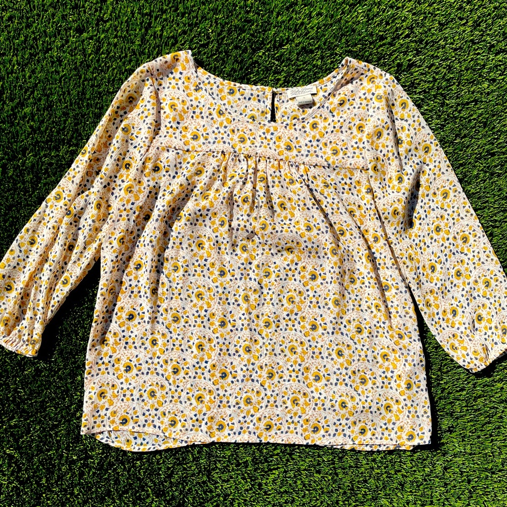 Lucky Brand Chiffon-Style Blouse